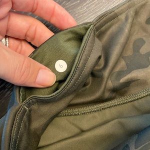 Lululemon Wunder Under Camo full length leggings 6